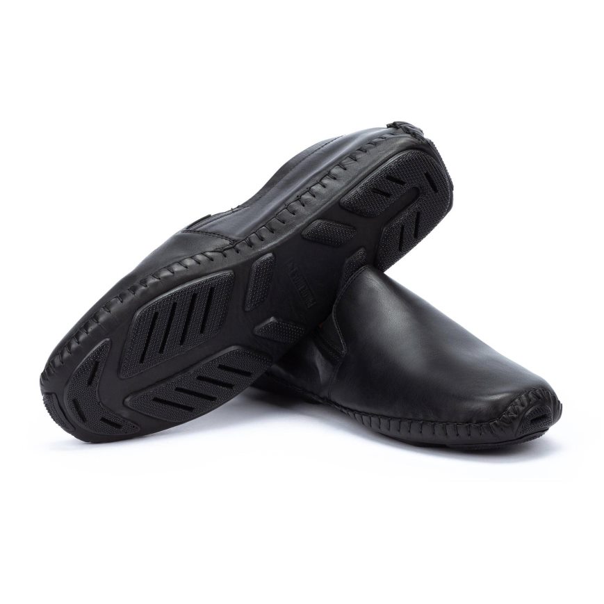 Men's Pikolinos JEREZ Moccasins Black | NZ Q3A7590